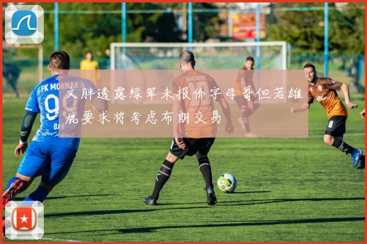 文胖透露绿军未报价字母哥但若雄鹿要求将考虑布朗交易